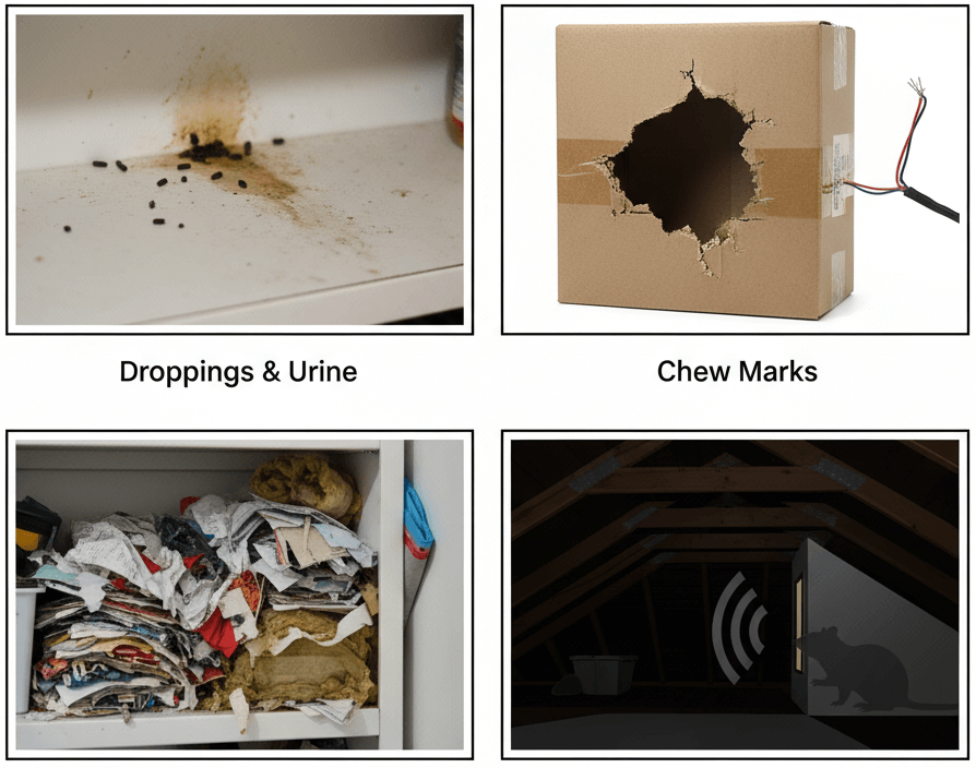 Signs you might have rodent problems
